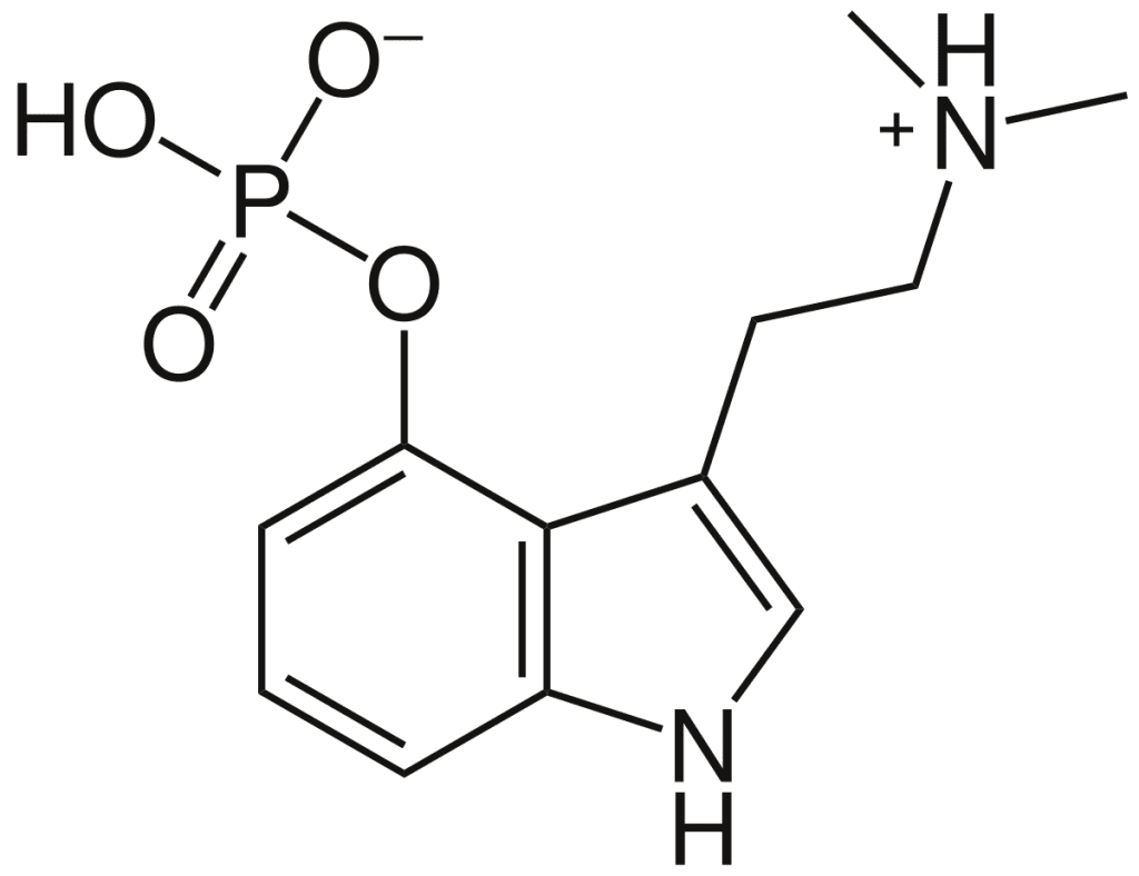 psilocybin molecule illustration